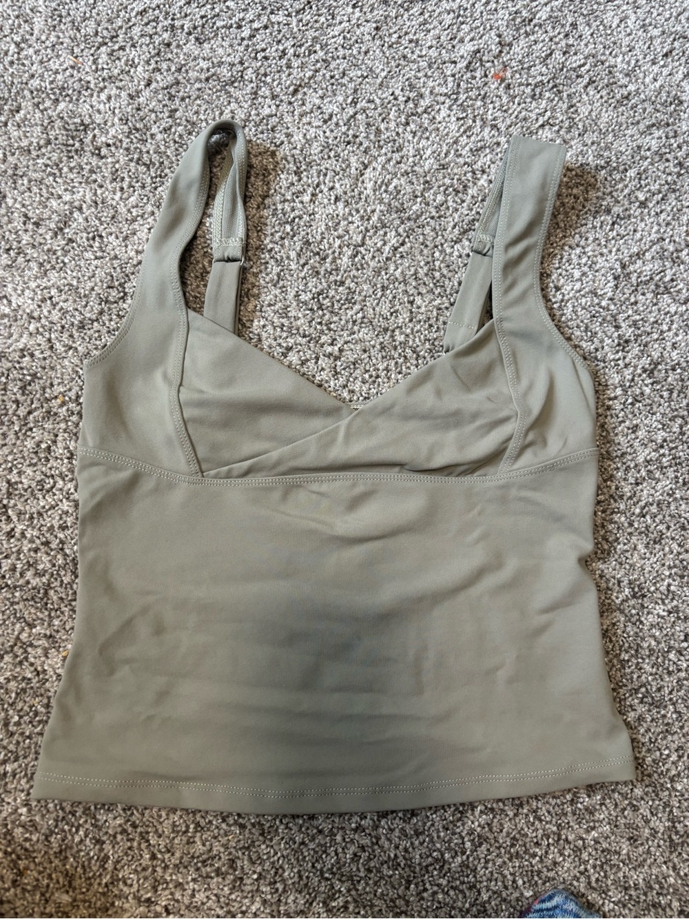 Free People Olive Green Camisole
